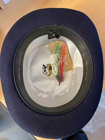 Photo of free Large Dark Blue Felt Bowler Hat (Cambridge CB4) #2