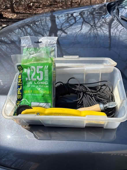 Photo of free Gray screen spline with tools (Lake Front Royal) #1