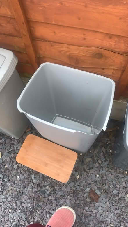 Photo of free 3 Grey 50 litre bins and bread bin (Baguley M23) #3