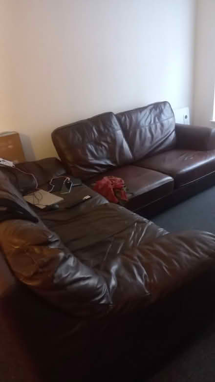 Photo of free Brown 2 seater sofa (Erdington B24) #1