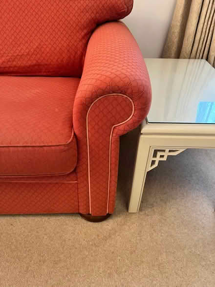 Photo of free Terracotta large 2seater sofa (Clophill MK45) #2