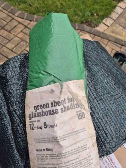 Photo of free Greenhouse shading (Dursley area) #1