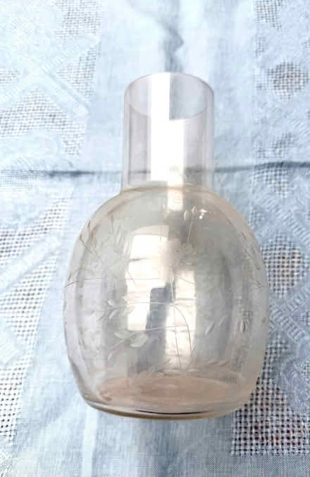 Photo of free One Glass Water Decanter with Pretty Engraving On It (Haywards Heath RH16) #1