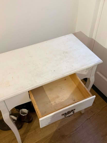 Photo of free White buffet side table with drawer (Richmond TW10) #1
