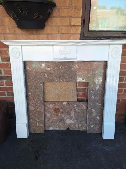 Photo of free Fire Surround with Marble (Coal Aston S18) #1