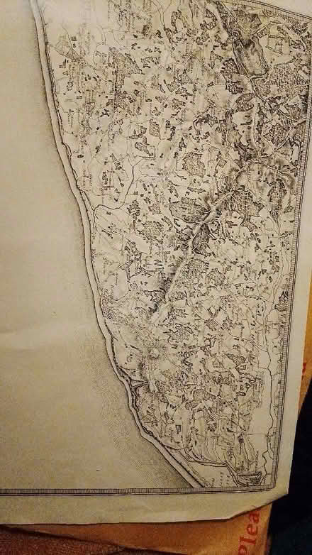 Photo of free Old map Hastings and surrounding areas (St Leonards TN38) #1