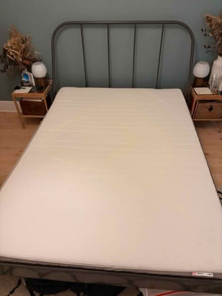 Photo of free Ikea double metal bed (NW10) #2