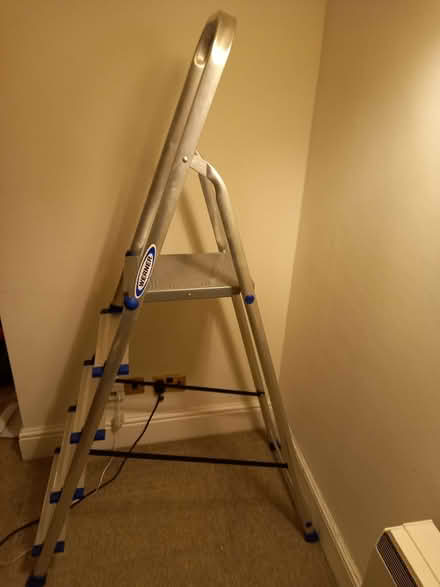 Photo of free Werner 5 tread Aluminium & steel Step Ladder (H)1.68m (IP1) #1