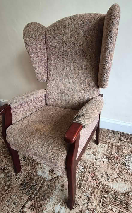 Photo of free High Backed Winged Armchair (WN5 8SJ) #2