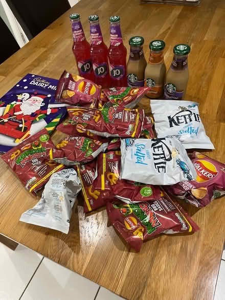 Photo of free Assorted crisps, drinks, unopened (Stanground) #1