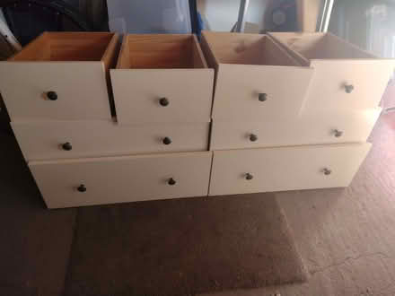 Photo of free 8 Drawer White Bedroom chest of drawers -PROJECT (Alresford CO7) #1
