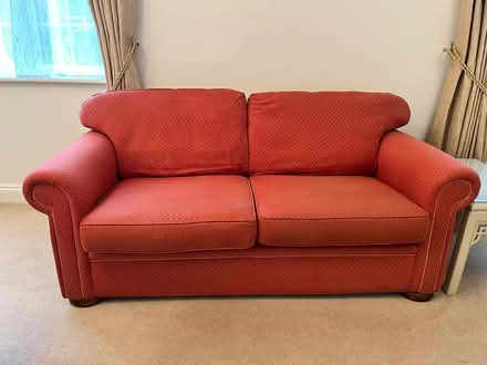Photo of free Terracotta large 2seater sofa (Clophill MK45) #1