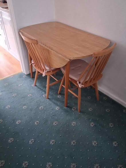Photo of free Small dining room table with four chairs. (Witham CM8) #1