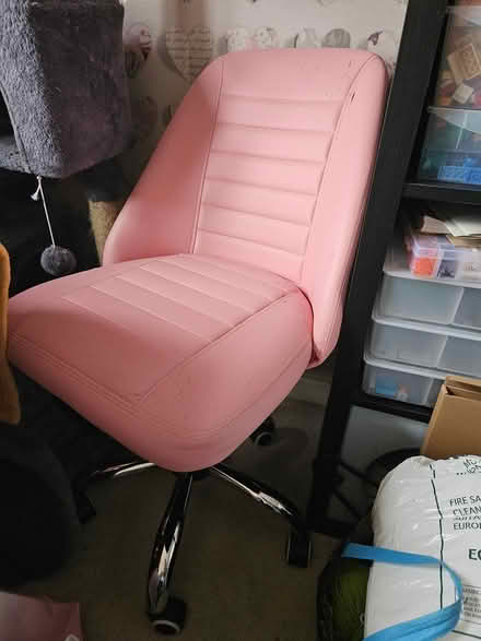 Photo of free Pink desk chair (Shiregreen S5 0AN) #1
