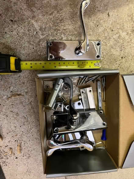 Photo of free Chrome door handles (Allerton L18) #2