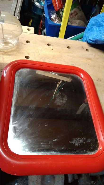Photo of free Mirror with red surround (Woodingdean BN2) #1