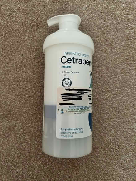 Photo of free Cetraben Cream (Bowburn (DH6)) #1