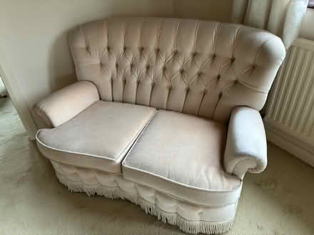 Photo of free 2seater settee (Stocksmoor Huddersfield) #1