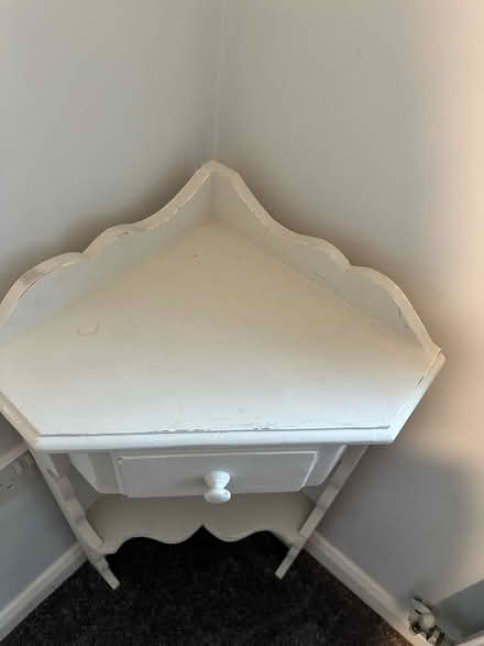 Photo of free White wooden corner unit (Blaby LE8) #2