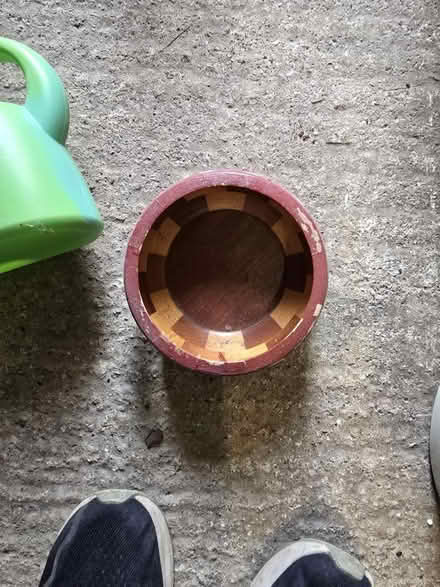 Photo of free Toadstool painted wooden dish (Wrose BD2) #2