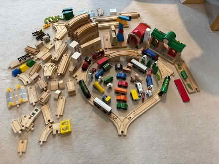 Photo of free Wooden train set (Frome Stonebridge area) #2