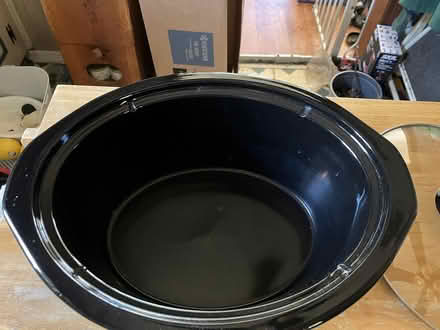 Photo of free 6-quart Oval Crock-Pot Crock & Lid (Near Gary Ave & Schick Rd) #3