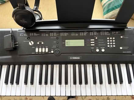 Photo of free Casio keyboard +stand + headphones (Font Hill) #2