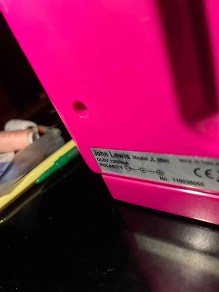 Photo of free Pink mini sewing machine (G20 Maryhill) #2