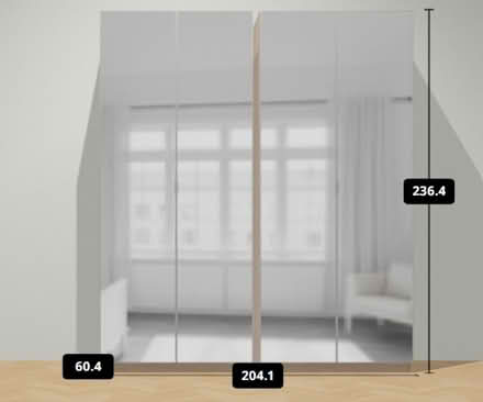 Photo of free IKEA PAXWardrobes +MirrorDoors (Meads BN20) #1