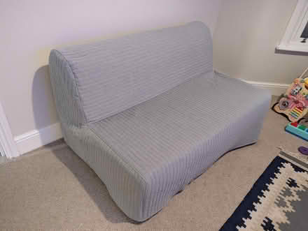 Photo of free Grey IKEA sofa bed (Tooting SW17) #1