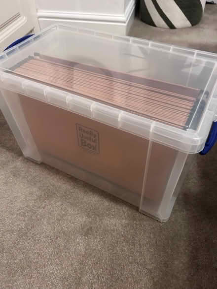 Photo of free Really useful filing box as new (S35 Chapeltown) #1