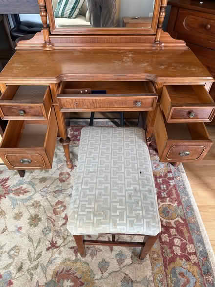 Photo of free Solid wood, vintage vanity (Font Hill) #4