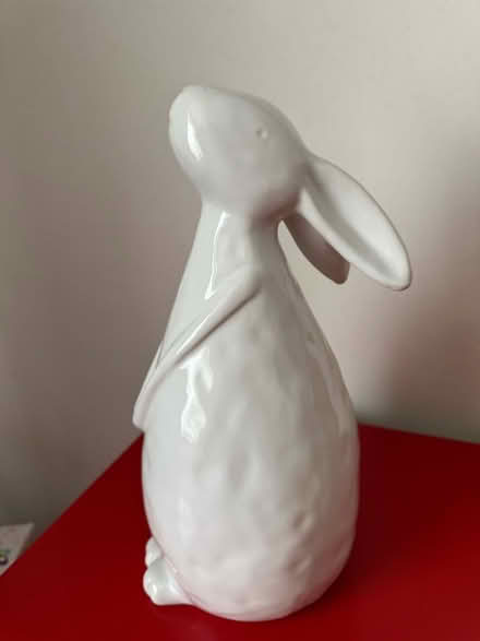 Photo of free White rabbit/hare ornament (Harold Wood RM3) #1