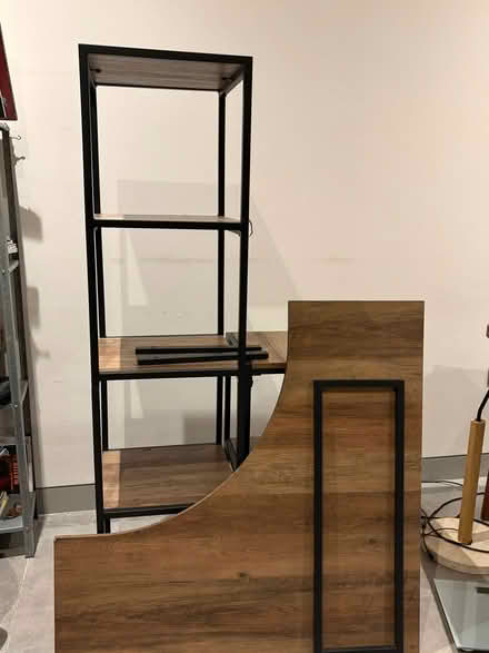 Photo of free Desk with shelves (some screws missing) (Bingfield Park N1) #1