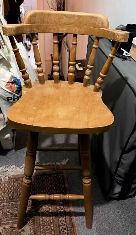 Photo of free Pine bar stool/chair (Southsea PO5) #1