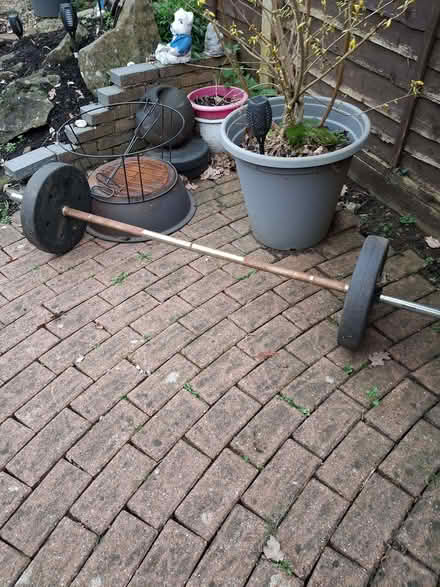 Photo of free Weightlifting bar and adjustable weights (Wymondley Park SG4) #2