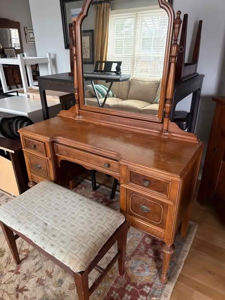 Photo of free Solid wood, vintage vanity (Font Hill) #2