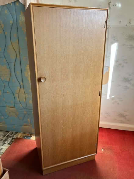 Photo of free Oak wardrobe and matching dressing table with mirror (Old Hutton LA8) #4