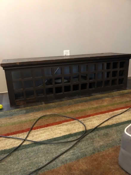 Photo of free Solid wood old school bench (Southbridge) #2