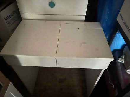 Photo of free White wooden desk (Fairfield Park) #2