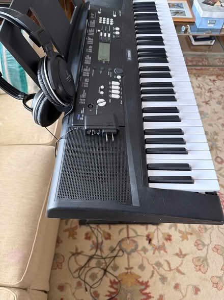Photo of free Casio keyboard +stand + headphones (Font Hill) #4