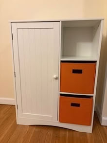 Photo of free white bookshelf (Prospect Heights, Brooklyn) #1