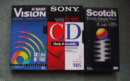 Photo of free vhs videos - blank recordable (Sharples BL1) #1