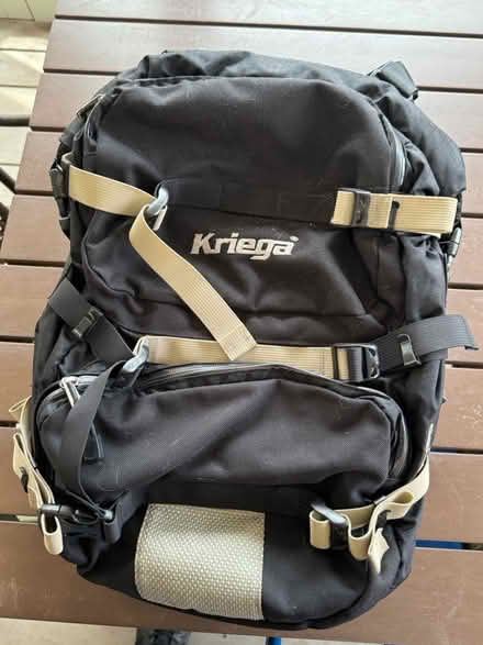 Photo of free Krista dry moto backpack.19031 (19038 Erdenheim, Larrimore Ln) #1