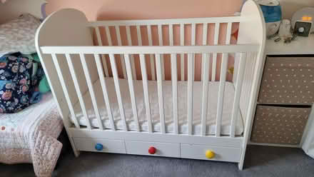 Photo of free Ikea cot 60 x 120cm (Scotstounhill G14) #1