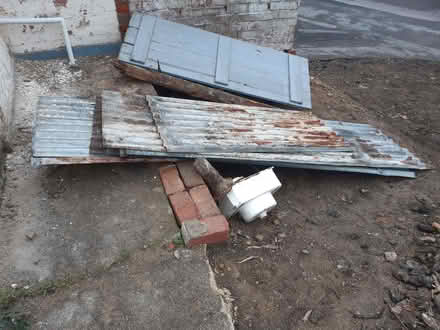 Photo of free 7 panels of corrugated iron (Whiteshill GL6) #1