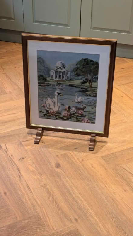 Photo of free Antique embroidered fire guard (Downley HP13) #2