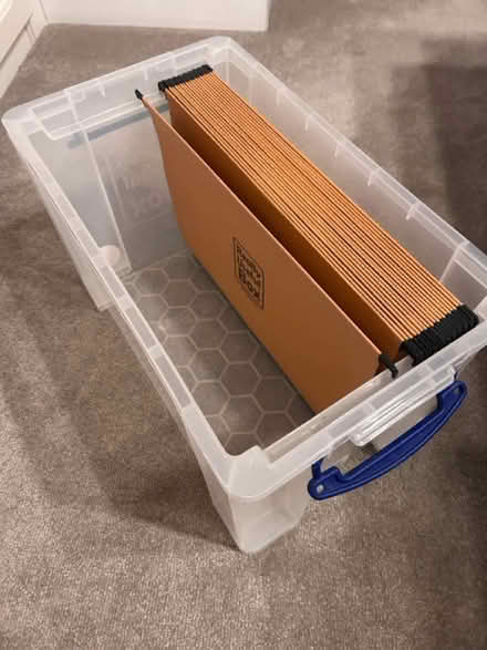 Photo of free Really useful filing box as new (S35 Chapeltown) #3