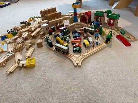 Photo of free Wooden train set (Frome Stonebridge area) #1