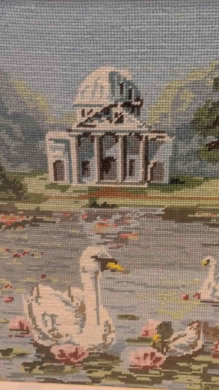 Photo of free Antique embroidered fire guard (Downley HP13) #3